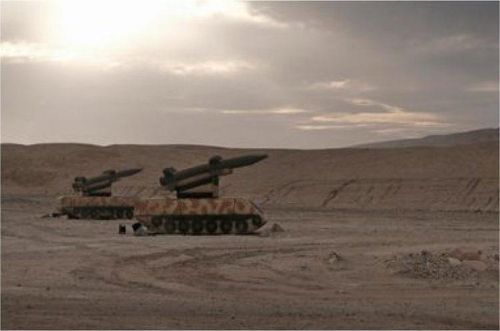 Hệ thống phòng không 2K12 Kub trong buổi huấn luyện trên sa mạc Negev, Israel