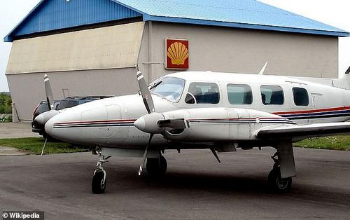 Chiếc máy bay loại Piper PA-31 Navajo VH-TWU. Ảnh: Wikipedia