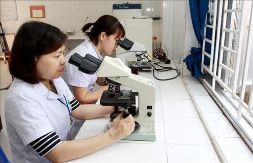 Thực hiện Nghị quyết số 18 - NQ/TW, ngành Y tế Thái Bình đã giảm 9 đơn vị. Ảnh: Thế Duyệt/TTXVN