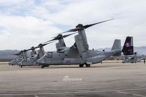 V-22 Osprey được coi là hình mẫu của máy bay đổ bộ tương lai, nó được trang bị 2 động cơ cánh quạt có thể xoay 90 độ, thời gian điều chỉnh góc chỉ mất 90 giây ngay cả khi sức gió gần 100 km/h.