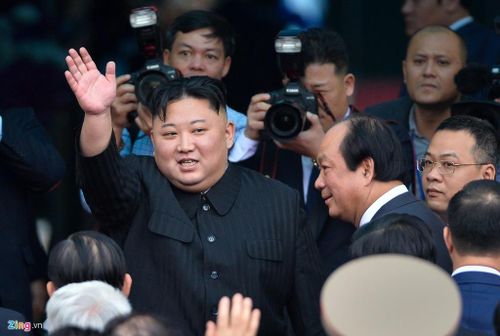 Lễ tiễn Chủ tịch Triều Tiên Kim Jong Un về nước đã diễn ra tại ga đường sắt Đồng Đăng, Lạng Sơn, sáng 2/3.