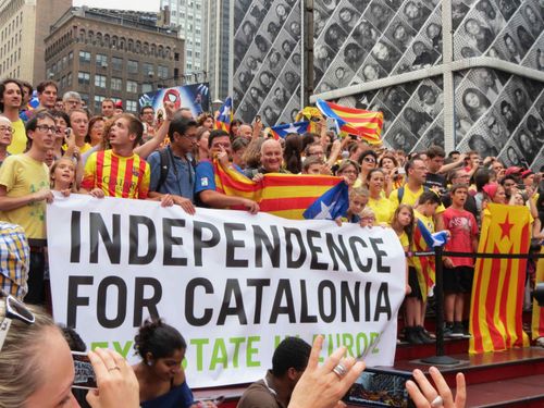 Biểu tình lớn đòi Catalonia ly khai khỏi Tây Ban Nha đã diễn ra tại Madrid
