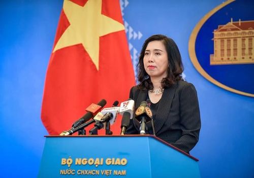 Người phát ngôn Bộ Ngoại giao Việt Nam Lê Thị Thu Hằng. Ảnh: Việt Linh.