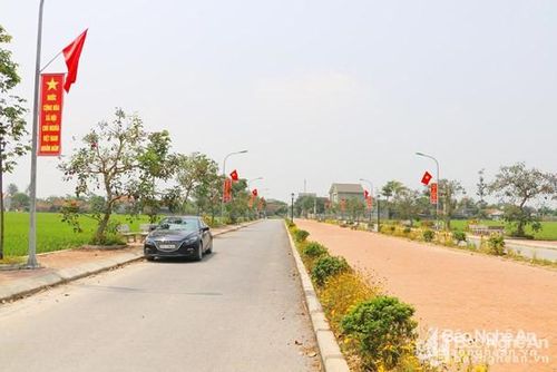 Một góc xã nông thôn mới Quỳnh Yên (Quỳnh Lưu). Ảnh: Nguyễn Hải