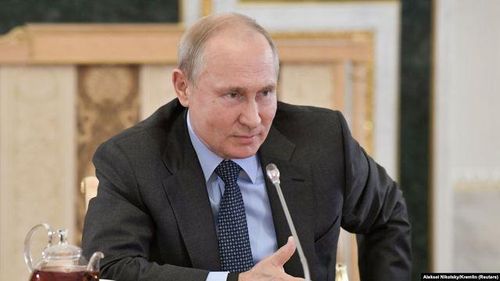 Tổng thống Putin phát biểu tại St. Petersburg ngày 6/6. (Ảnh: Reuters)