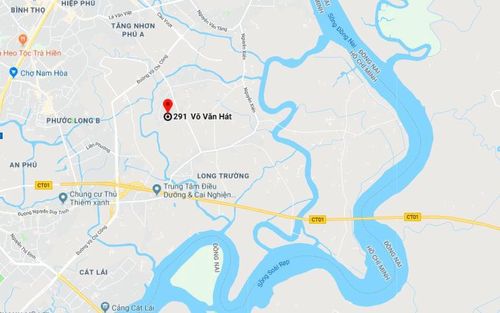 Vị trí gần nơi bắt nhóm người nước ngoài. Ảnh: Google Maps.