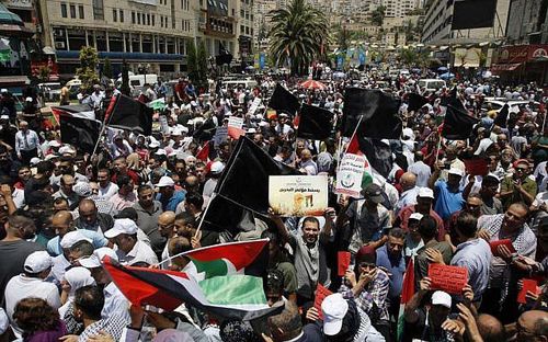 Người Palestine biểu tình phản đối Hội nghị kinh tế tại Bahrain.