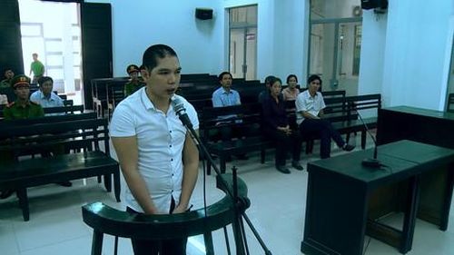 Trần Minh Hiệp trước tòa