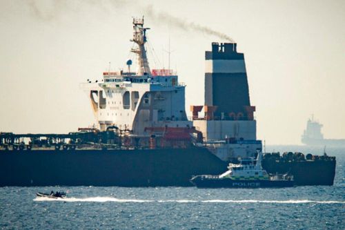 Tàu chở dầu Grace 1 của Iran. Ảnh: AP