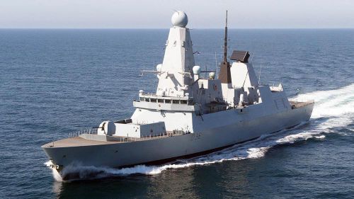 Tàu khu trục HMS Kent. (Ảnh: DefPost)