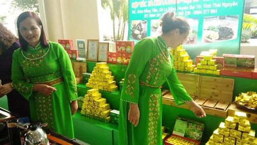 Chè Đại Từ được giới thiệu tại nhiều hội chợ, triển lãm. 