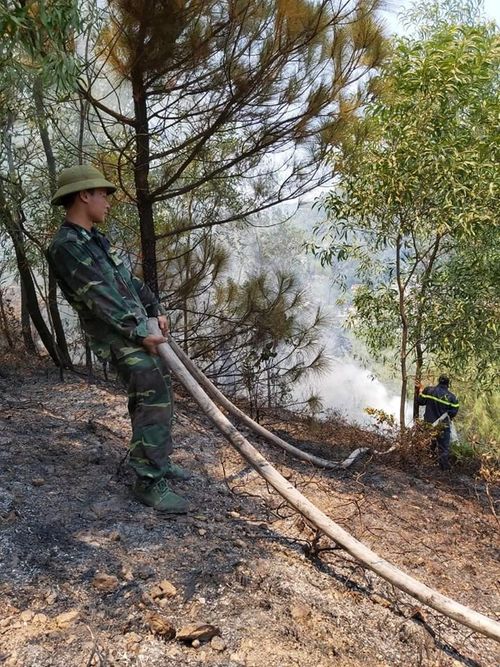 Hàng trăm cán bộ, chiến sỹ công an, cảnh sát phòng cháy chữa cháy đã được huy động.