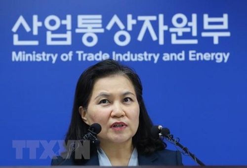Bộ trưởng Thương mại Hàn Quốc Yoo Myung-hee. (Ảnh: Yonhap/TTXVN)