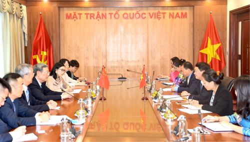 Quang cảnh buổi tiếp.