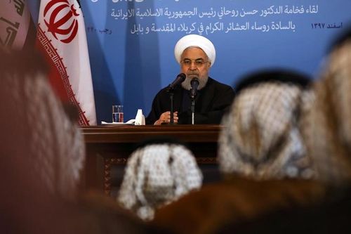 Tổng thống Iran Hassan Rouhani. Ảnh Reuters.