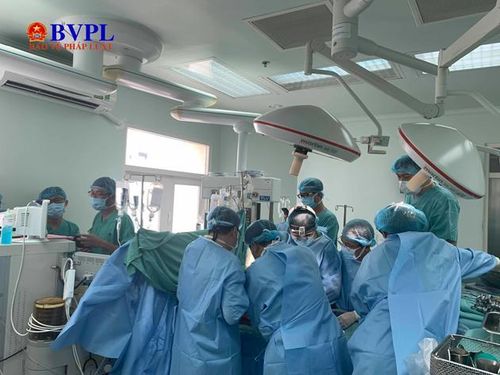 Các bác sỹ ghép tạng cho bệnh nhân