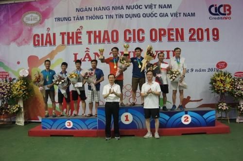 Các vận động viên đoạt giải ở bộ môn tennis đôi nam