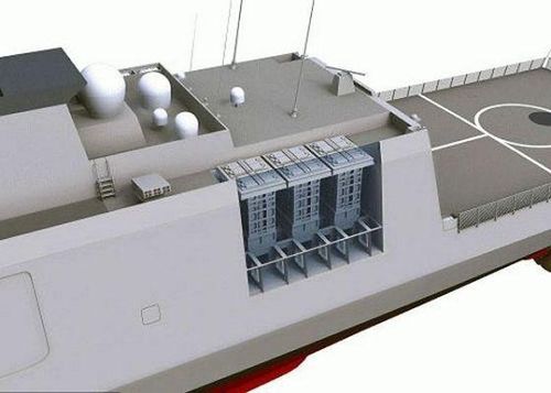  K-SAAM sẽ đóng vài trò như lớp phòng thủ tầm ngắn trên hạm.