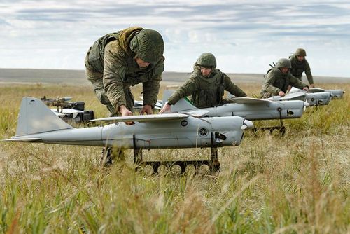 Các UAV Orlan-10 được quân đội Nga triển khai trong chiến sự tại Syria. Nguồn: Armada.