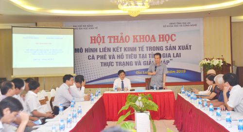 Ông Lưu Trung Nghĩa-Giám đốc Sở Khoa học và Công nghệ phát biểu tại Hội thảo. Ảnh: Lê Nam