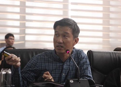 Đại diện đơn vị tư vấn Subana Jurong đề xuất mở rộng cảng Tiên Sa