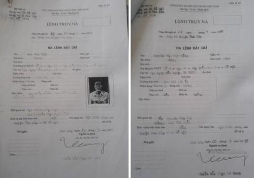 Lệnh truy nã vợ chồng Thái, Hồng từ năm 1997
