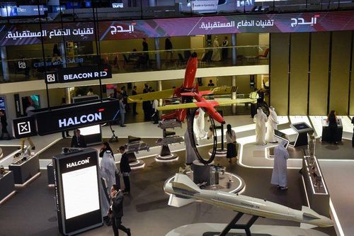 Gian hàng của Hãng EDGE tại triển lãm. Ảnh: Gulf News