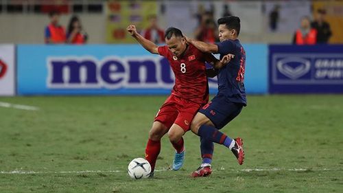Trọng Hoàng cũng không thể thi đấu với Malaysia tháng 3/2020 vì đã đủ 2 thẻ vàng. Ảnh: Hoàng Linh