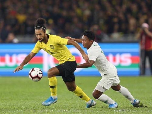 Malaysia thắng Indonesia 2-0 lên nhì bảng đe dọa trực tiếp đến ngôi đầu của Việt Nam trong cuộc đối đầu năm 2020. Ảnh: CTV