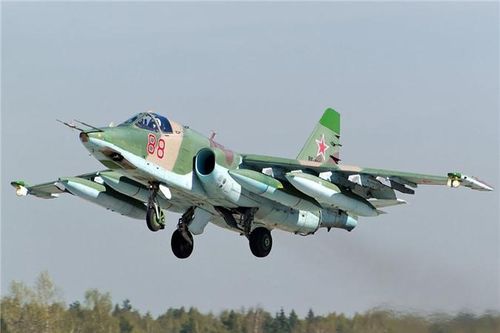 Su-25 được Nga triển khai tới Syria để hỗ trợ tấn công mặt đất, loại chiến đấu cơ này đã tung nhiều đòn hủy diệt vào phiến quân khủng bố IS giúp tiêu diệt nhóm này.