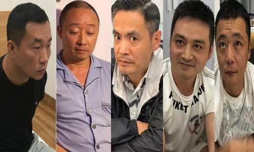 Minh, Can, Heng, Liang và Hu bị bắt