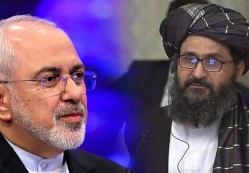 Ngoại trưởng Iran Mohammad Javad Zarif và Mullah Abdul Ghani Baradar