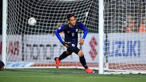 Vathanaka giận dỗi đòi bỏ ĐTQG và được HLV Keisuke Honda cho toại nguyện. Ảnh: Getty.