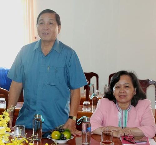 Đồng chí Lê Thành Công mong muốn Ban Đại diện Phật giáo Hòa Hảo tỉnh tiếp tục phát huy hiệu quả và nâng chất các hoạt động an sinh xã hội