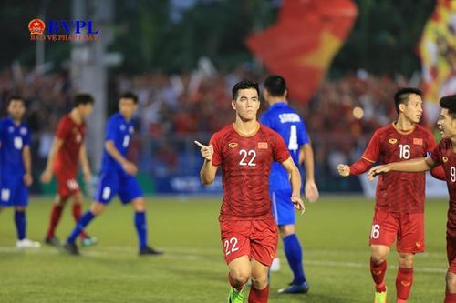 Tác giả hai bàn thắng vào lưới U22 Thái Lan. Ảnh Xuân Nha