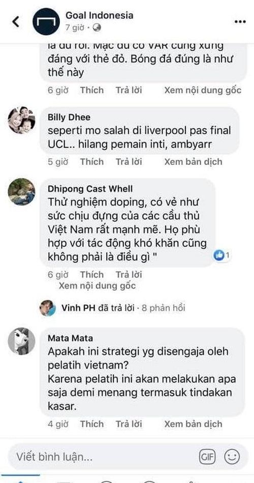 Nhiều CĐV Indonesia tỏ ra "bất phục" trước thất bại của đội nhà. Ảnh chụp màn hình.