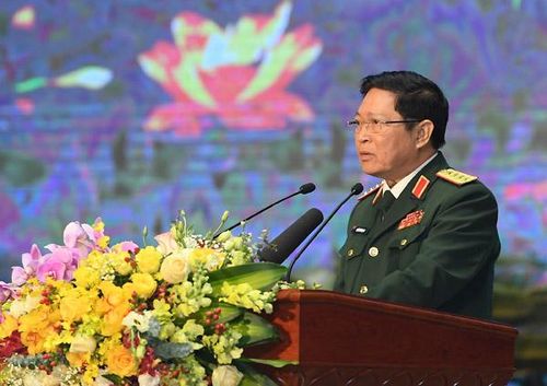Bộ trưởng Ngô Xuân Lịch phát biểu tại Lễ kỷ niệm. 