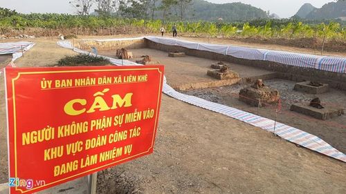  Bãi cọc Cao Quỳ được san lấp để bảo tồn. Ảnh: Nguyễn Dương.