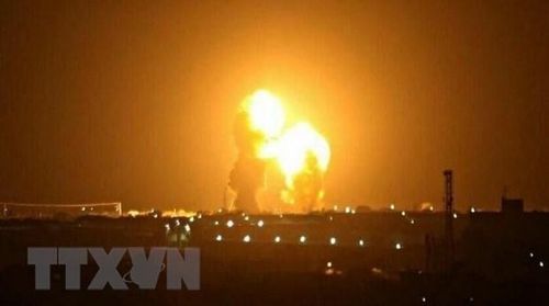Một căn cứ quân sự của Mỹ tại Iraq trúng rocket phóng từ Iran. (Ảnh: IRNA/TTXVN)