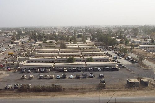 Căn cứ quân sự Mỹ ở Erbil, thủ phủ khu vực người Kurd Iraq.