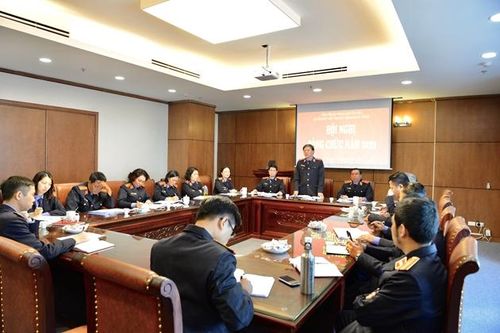 Toàn cảnh hội nghị công chức năm 2020 của Vụ 8.