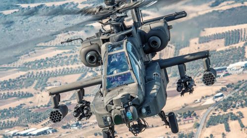 Trực thăng tấn công Apache AH-64. Ảnh: Good Fon.