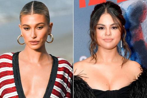 Hailey Bieber mệt mỏi vì liên tục vì đồn mâu thuẫn với Selena Gomez.