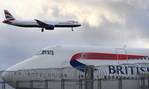 Hãng British Airways tuyên bố đình chỉ tất cả các chuyến bay đến và đi từ Trung Quốc đại lục với hiệu quả ngay lập tức theo lời khuyên từ Bộ Ngoại giao. Ảnh: EPA.