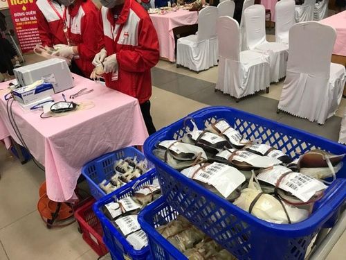 Những đơn vị máu quý giá này sẽ cứu được nhiều người bệnh.