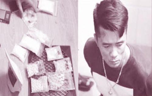 Một đối tượng cầm đầu đường dây mua bán ma túy bị Công an bắt giữ.