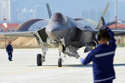 Tiêm kích F-35A của Không quân Hàn Quốc.