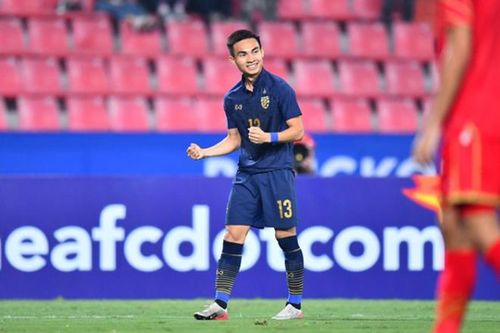 Jaroensak là một trong những tiền vệ trẻ triển vọng của bóng đá Thái Lan - Ảnh: AFC