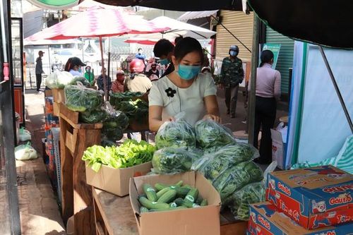 Rau xanh của các đơn vị tặng đều đảm bảo chất lượng
