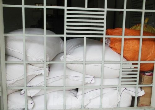 Tại trụ sở UBND phường Phú Thọ hiện có hơn 40 tấn gạo
